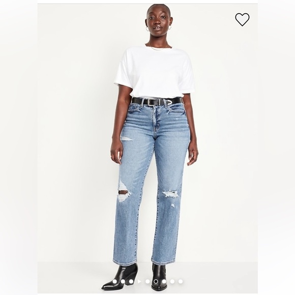 Old Navy Women's Gray Hi rise O.G. Loose jeans size 14 Tall. - Picture 1 of 10